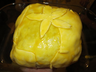 Rôti de boeuf en croute cru